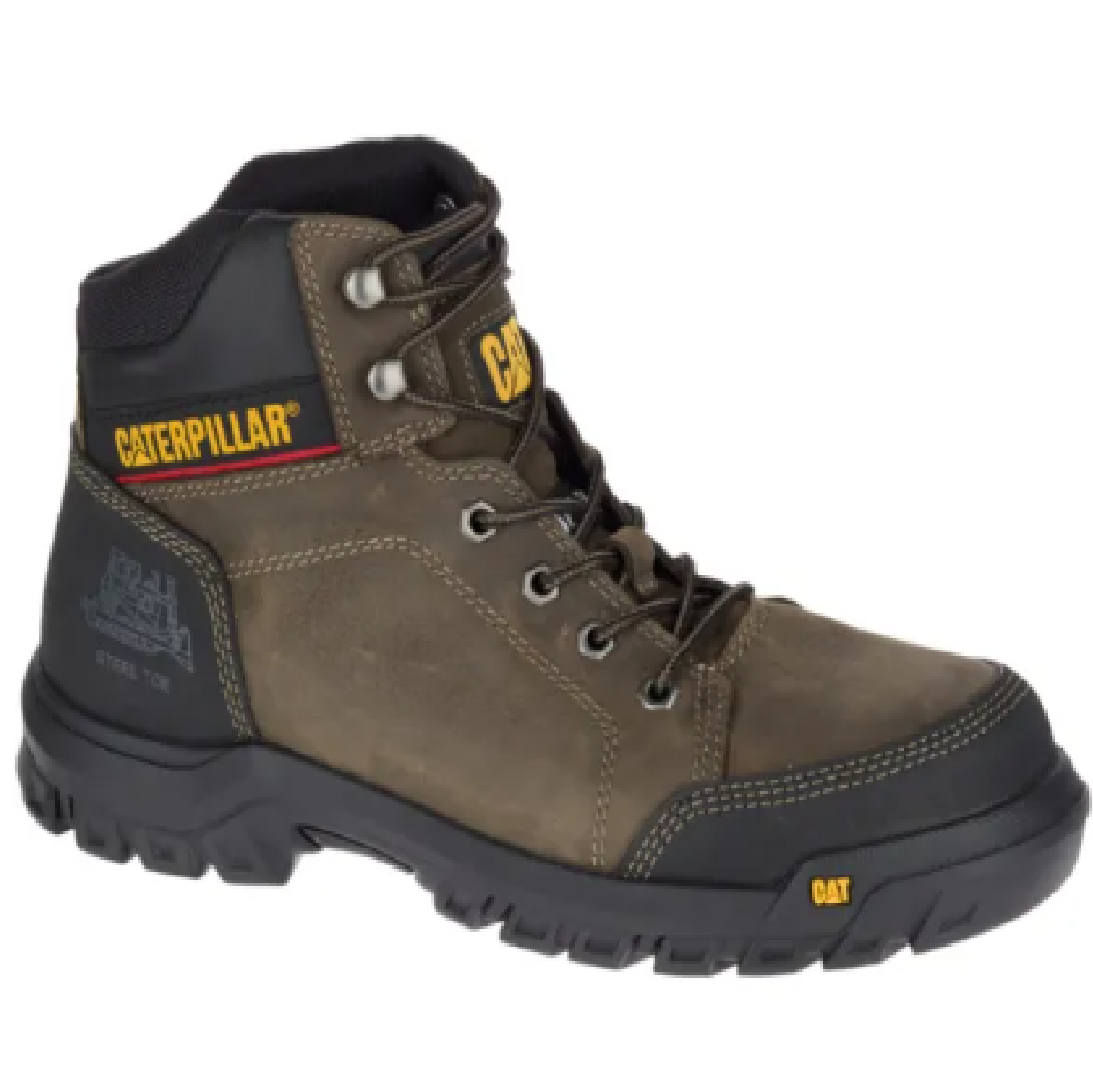 Caterpillar FOREFRONT STEEL TOE Work Boots GULL GRAY P90945