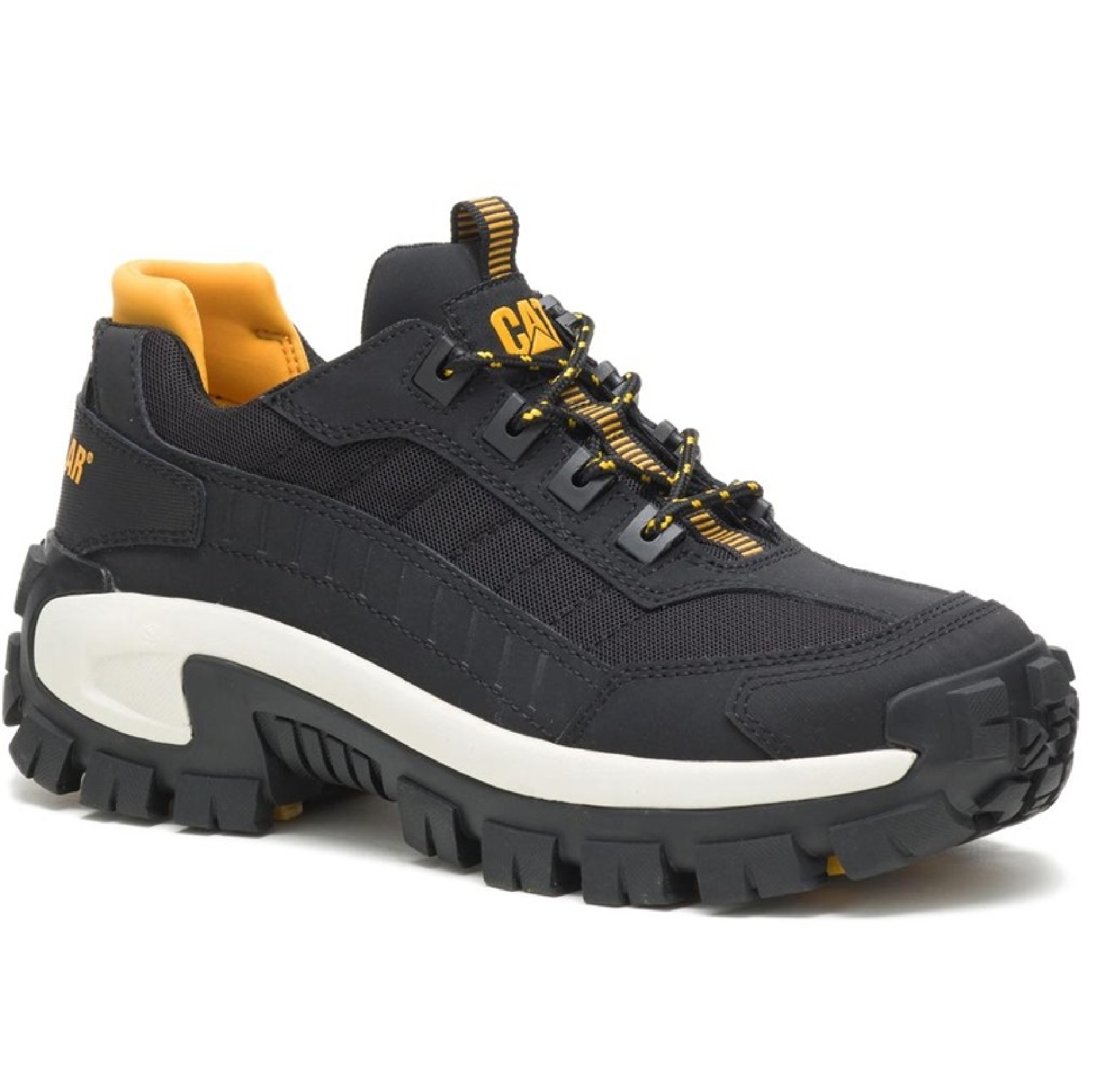 Caterpillar INVADER STEEL TOE Work Shoe BLACK FULL MOON P91275