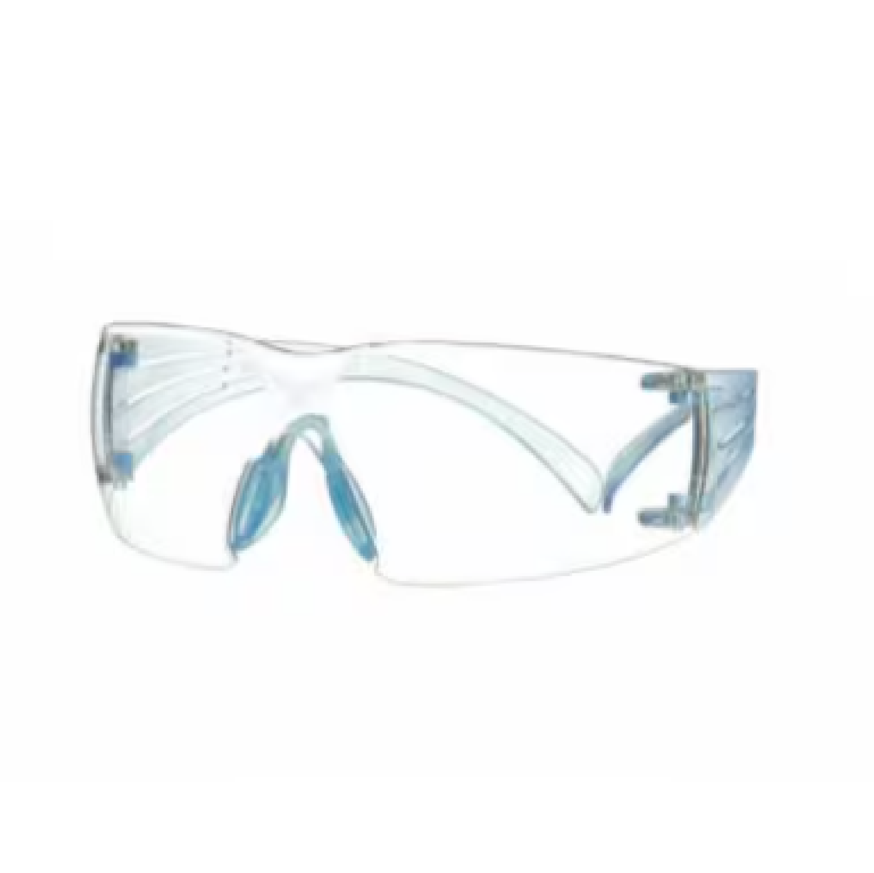 3M SECUREFIT Ice Blue Temples SCOTCHGARD ANTI-FOG CLEAR Lens SF301SGAF-LBL