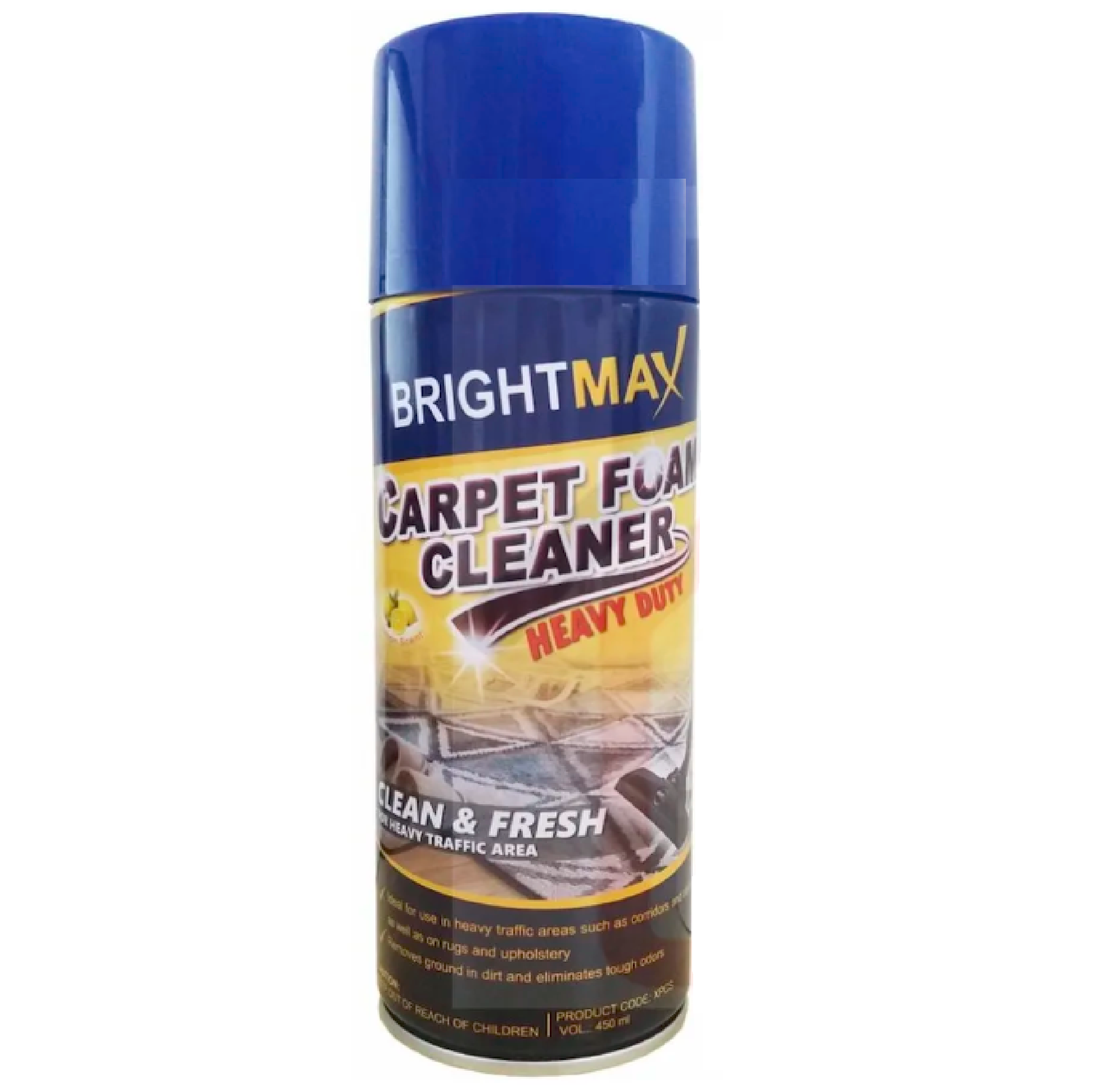 BRIGHTMAX Heavy Duty CARPET FOAM ACTION Cleaner 450ML