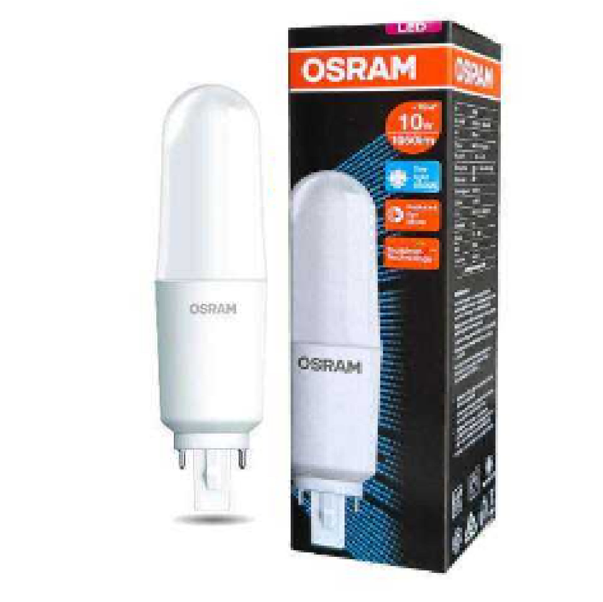 Osram 10W LED VALUE STICK Lamp Bulb DAYLIGHT G24D