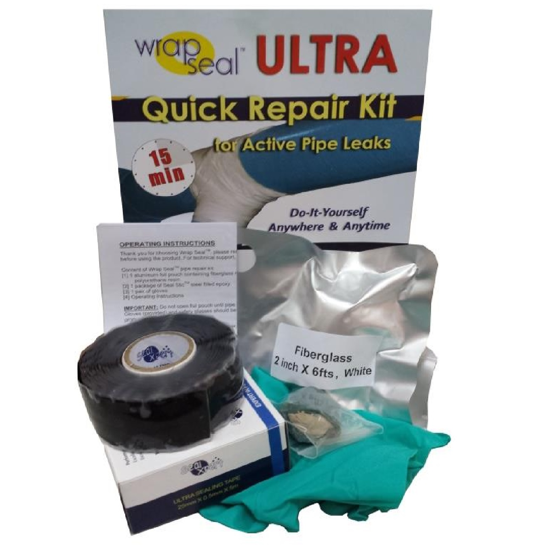 SealXpert ULTRA WRAP SEAL Quick Repair Kit For Pipe Leaks