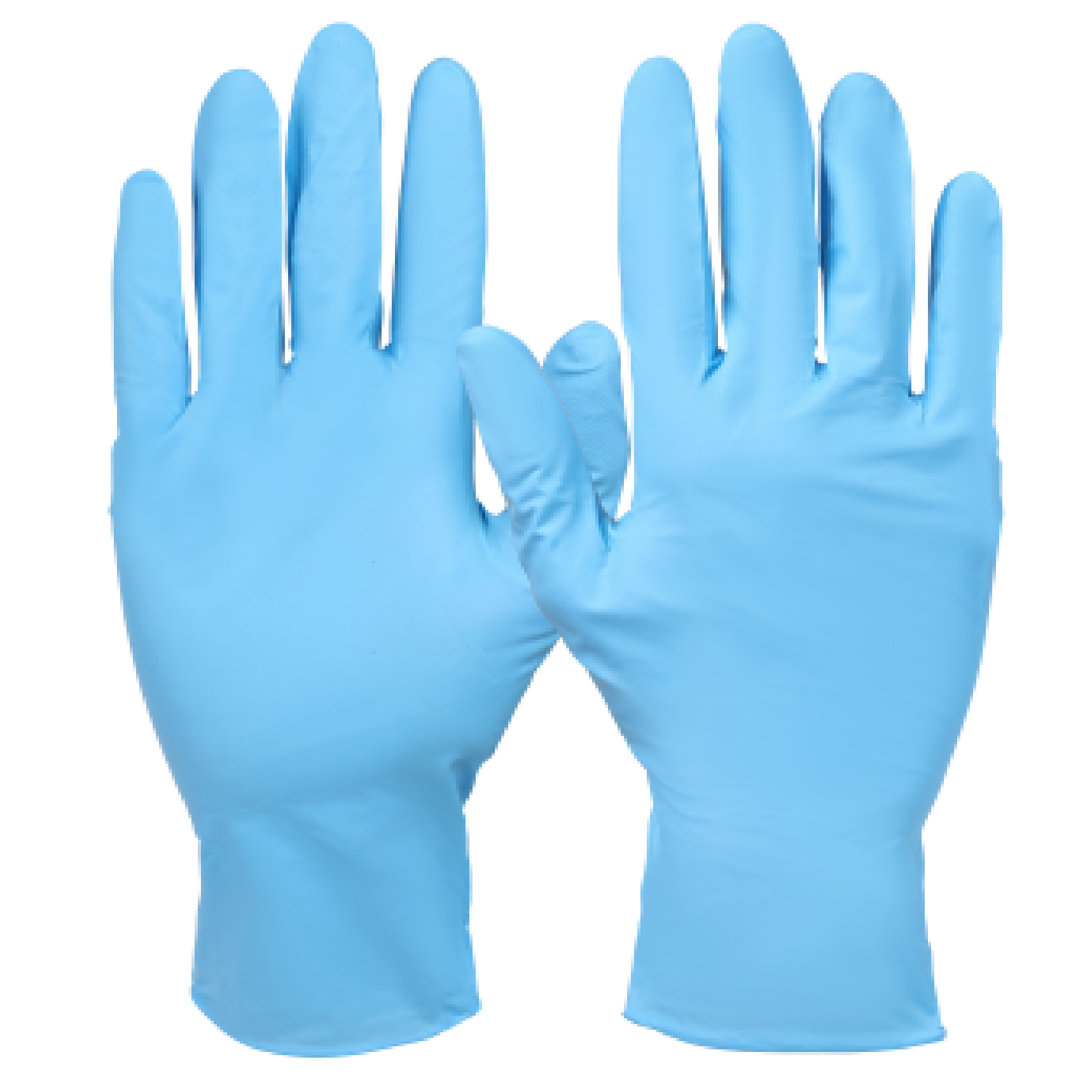 HardwareCity NON-STERILE NITRILE Exam Gloves (POWDER FREE & LATEX FREE) 100PC/BOX