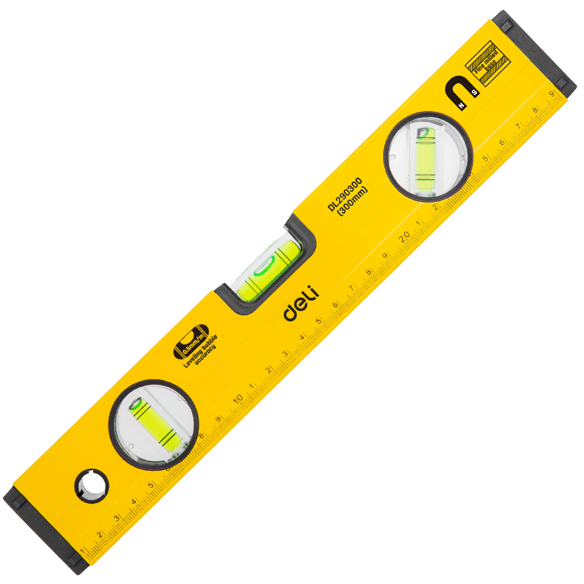 DELI 300MM SPIRIT LEVEL 3 VIALS Magnetic EDL290300