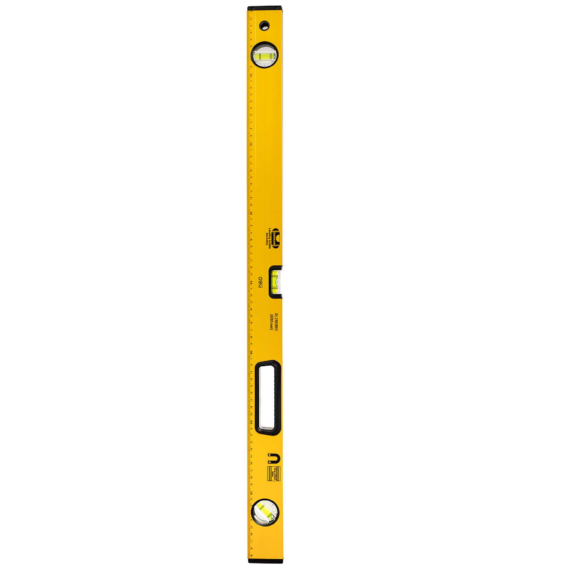 DELI 800MM SPIRIT LEVEL 3 VIALS Magnetic EDL290800