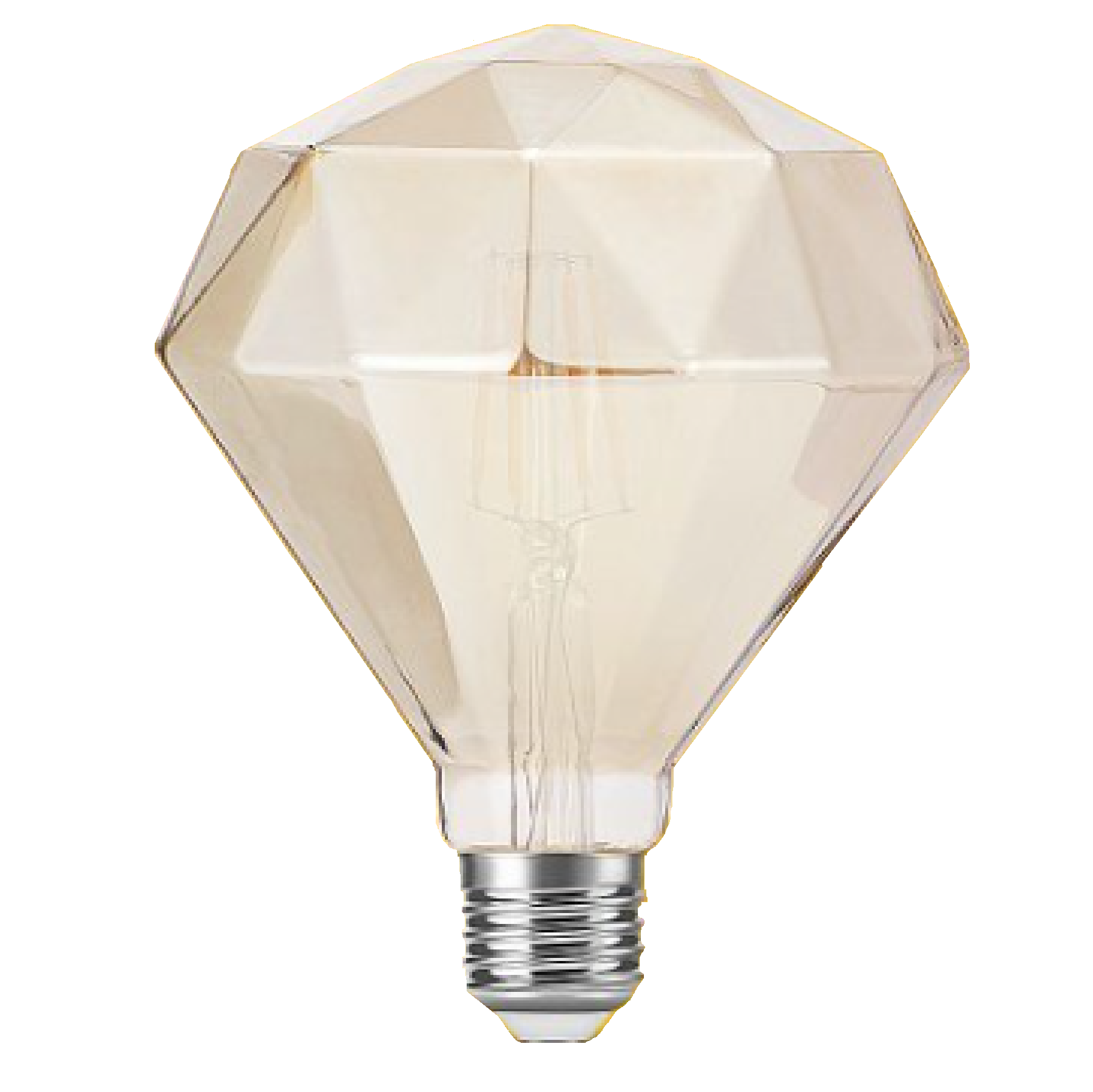 Sunshine DIAMOND LED Filament Decorative Light Bulb 4W E27 2200K WARMWHITE