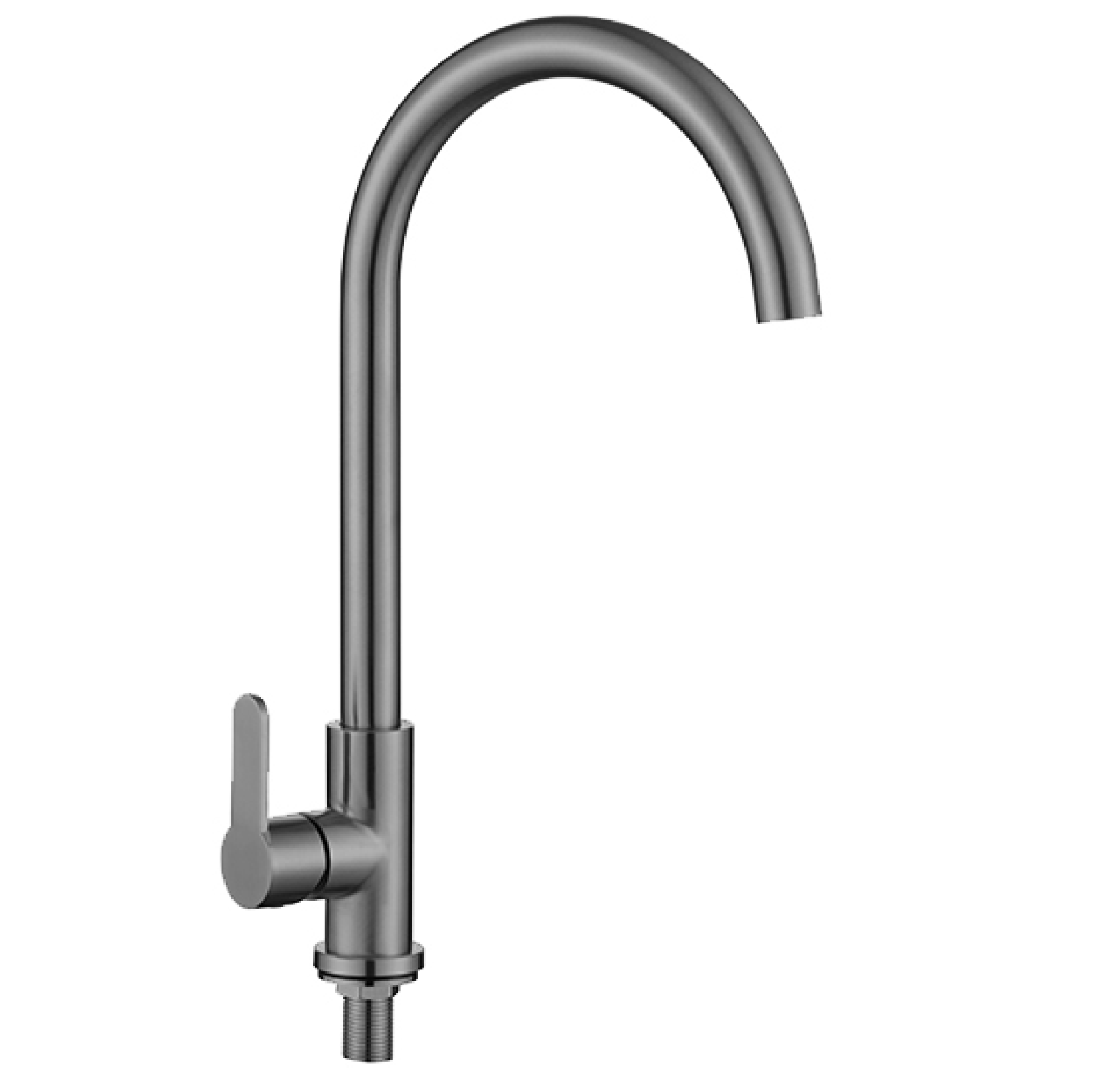 BLACK LABEL Stainless Steel GUN METAL Kitchen Sink COLD TAP PT-503SS(GM)