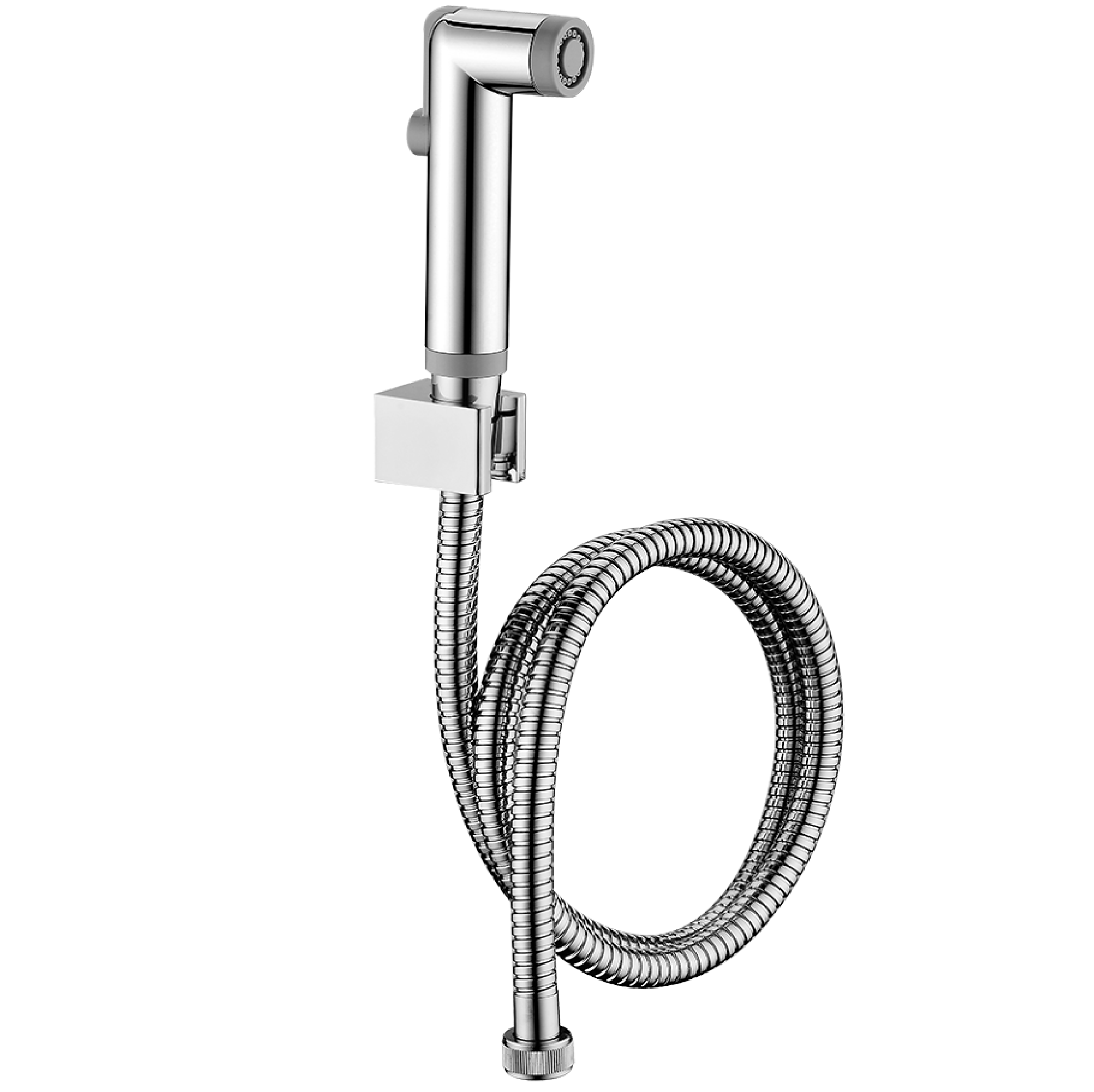 Rubine RSP-FLUSSO-19-CH Round FLUSSO Bidet Spray Chrome Set