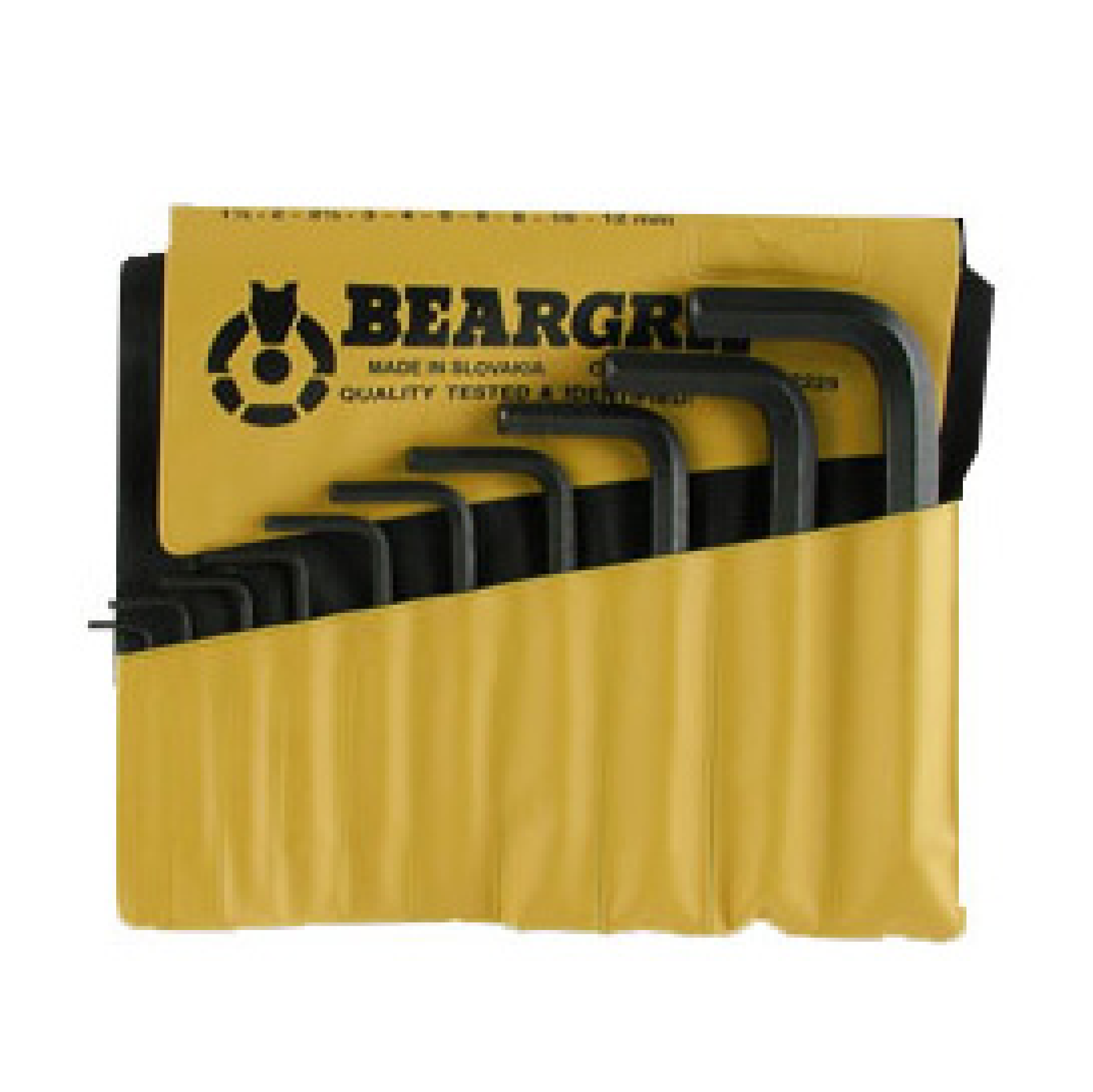 BEARGRIP 2215 8PC HEX KEY SET Chrome Vanadium Holland