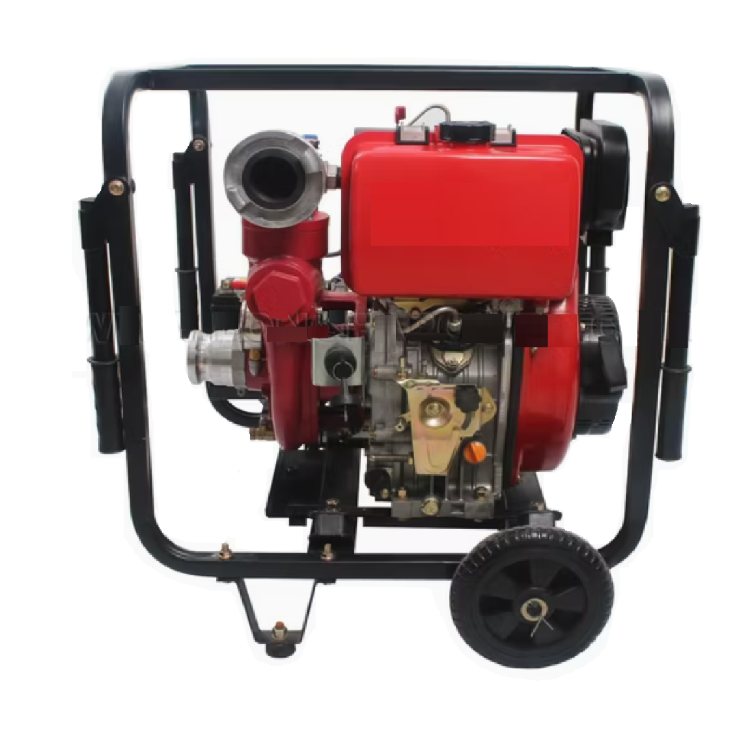 KATO KP-203 High Pressure Self Priming Water Fire Pump Driven By YANMAR Air-Cooled Diesel Engine Mounted With Full Tubular Frame