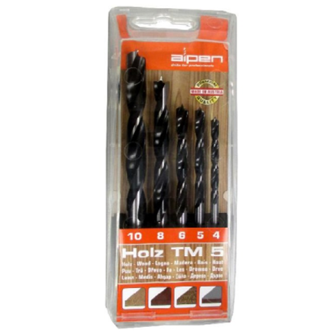 ALPEN HOLZ WOOD Drill 5PC/SET