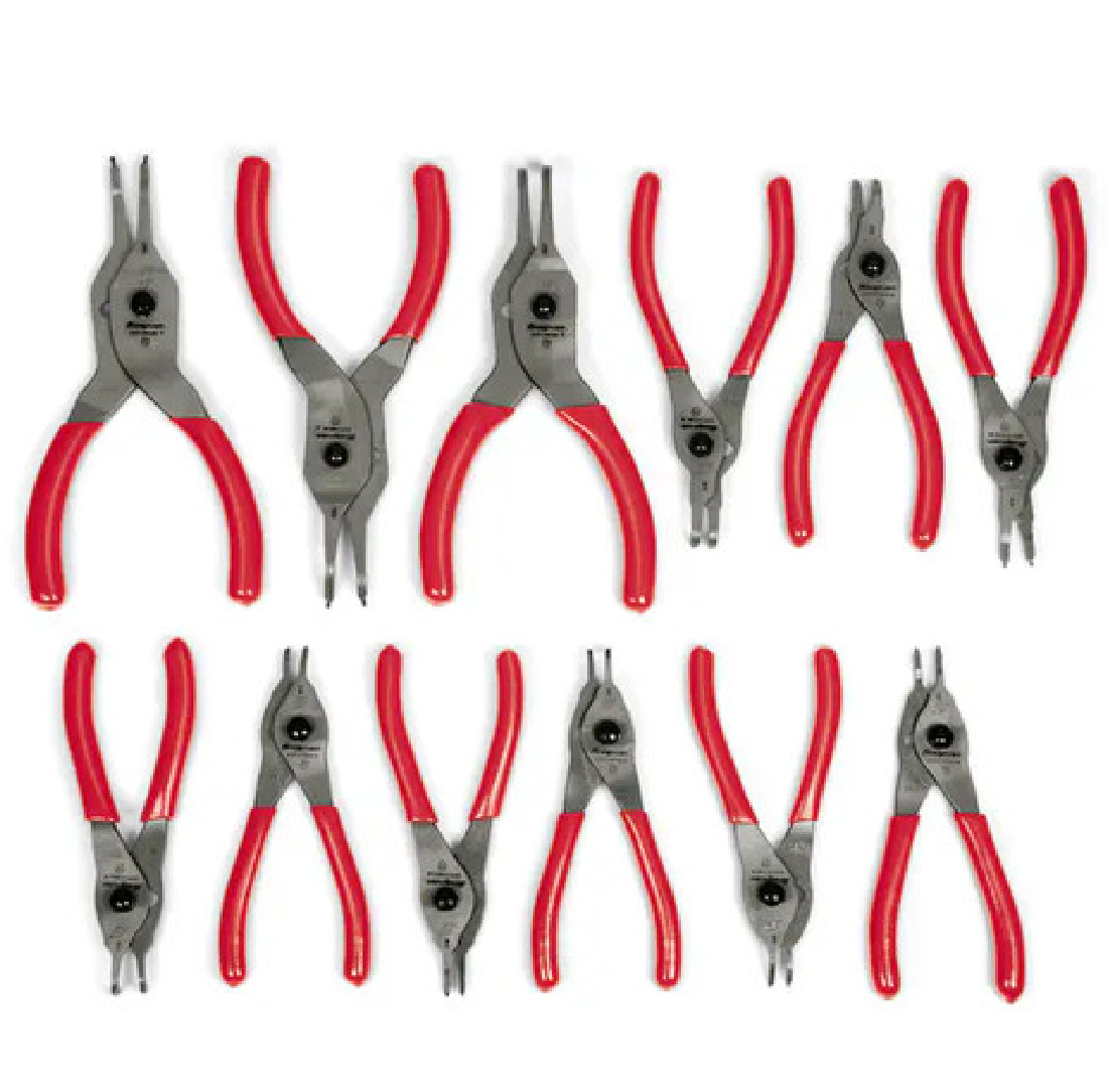 SnapOn SRPC112, 12PC Retaining Ring Pliers Set