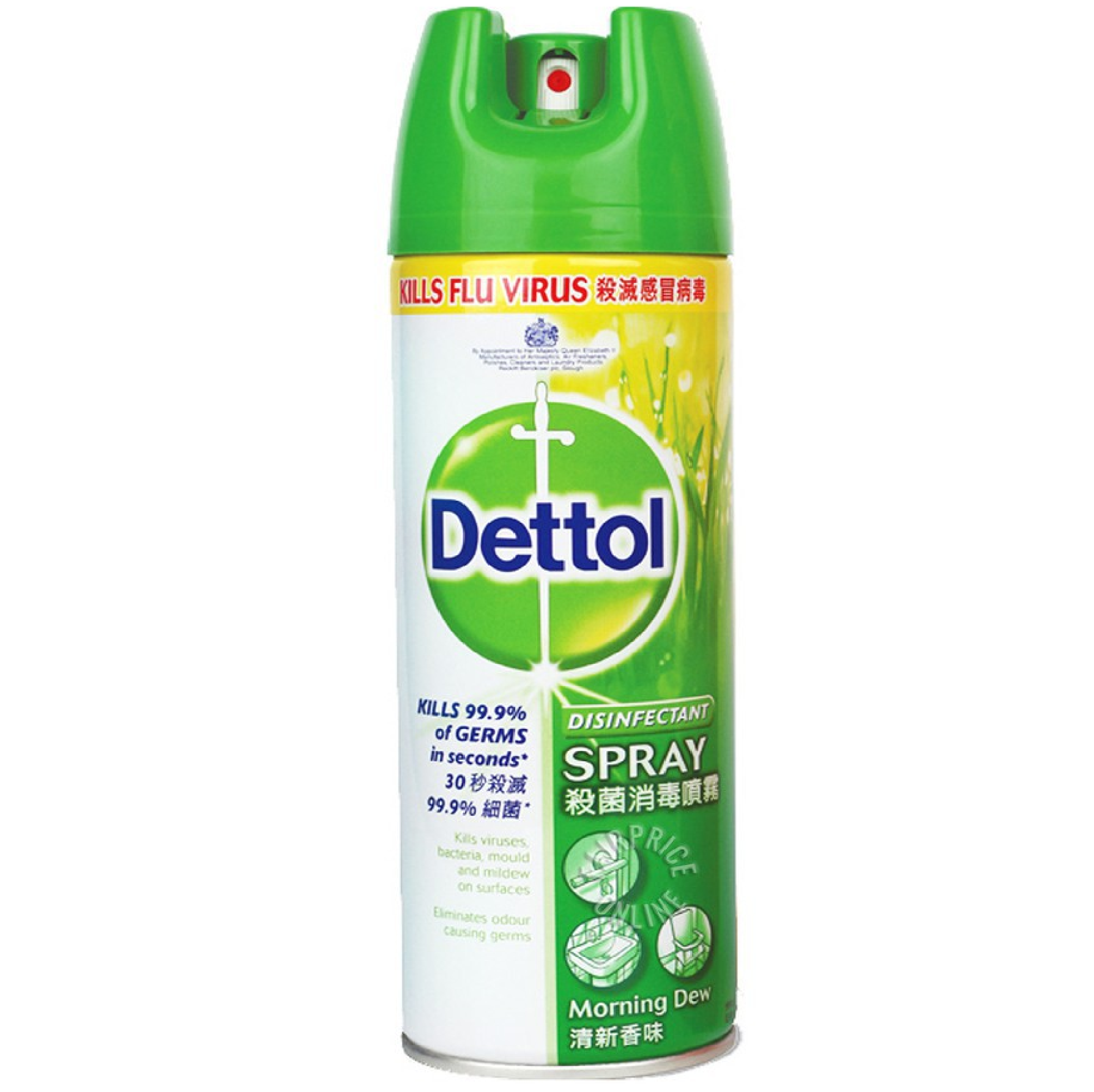 DETTOL DISINFECTANT Spray Morning Dew 450ML HPD450M