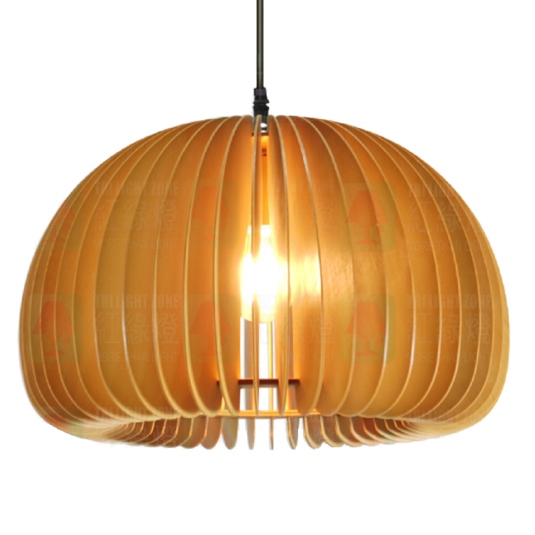 MIKA LIGHT WOOD PUMPKIN Pendant Lamp C05-420D