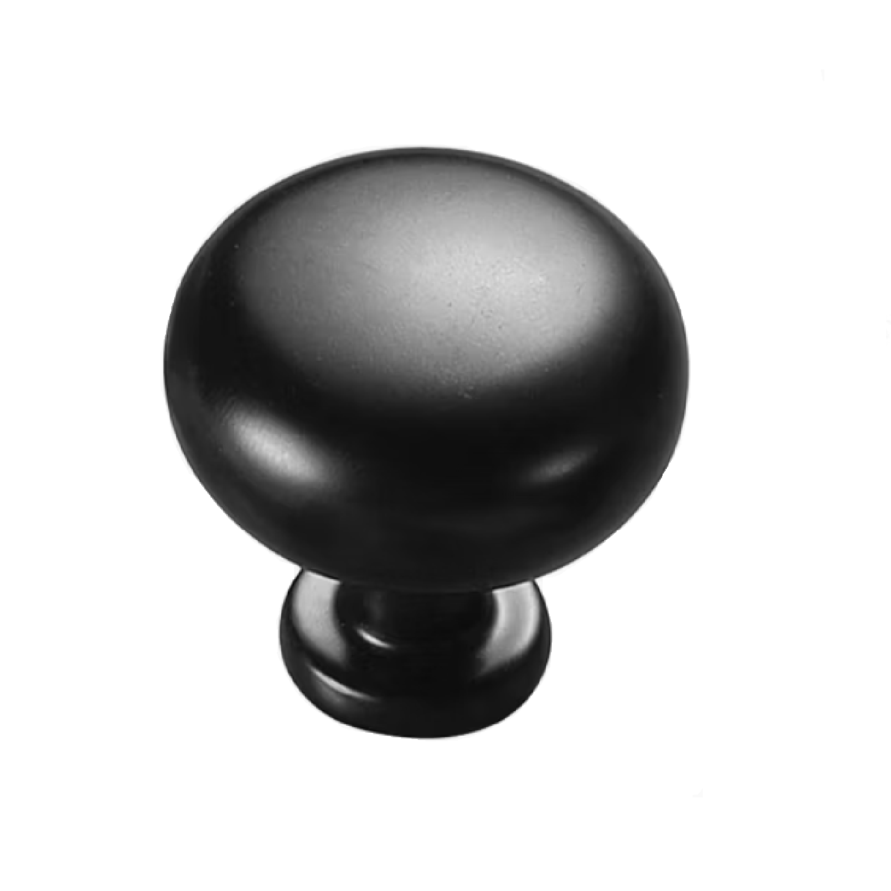 HardwareCity DRAWER KNOBS Alloy Metal SATIN BLACK 25MM X 4MM 6618BK