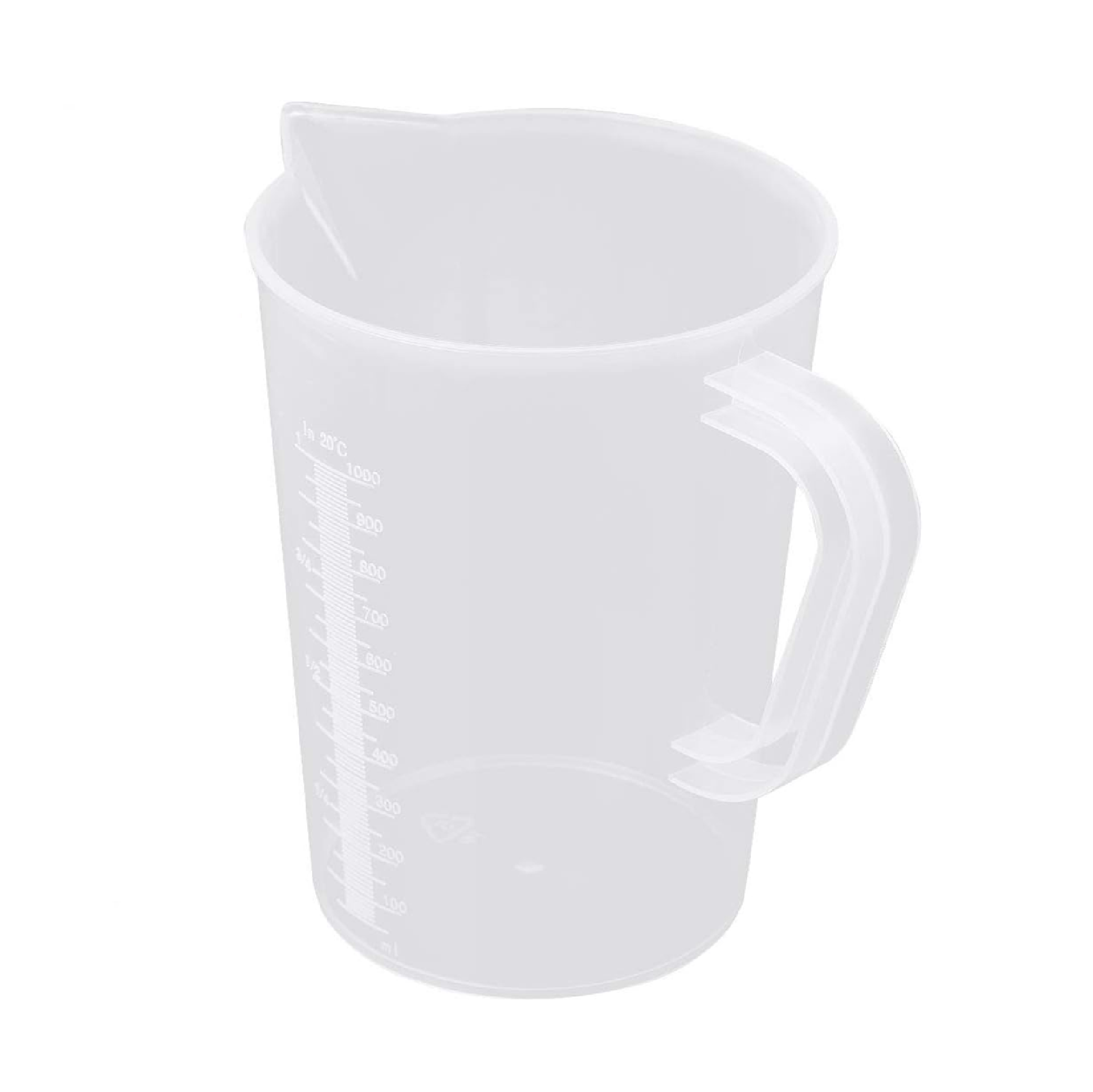 HardwareCity 1L Clear Plastic Measuring Jug BPA