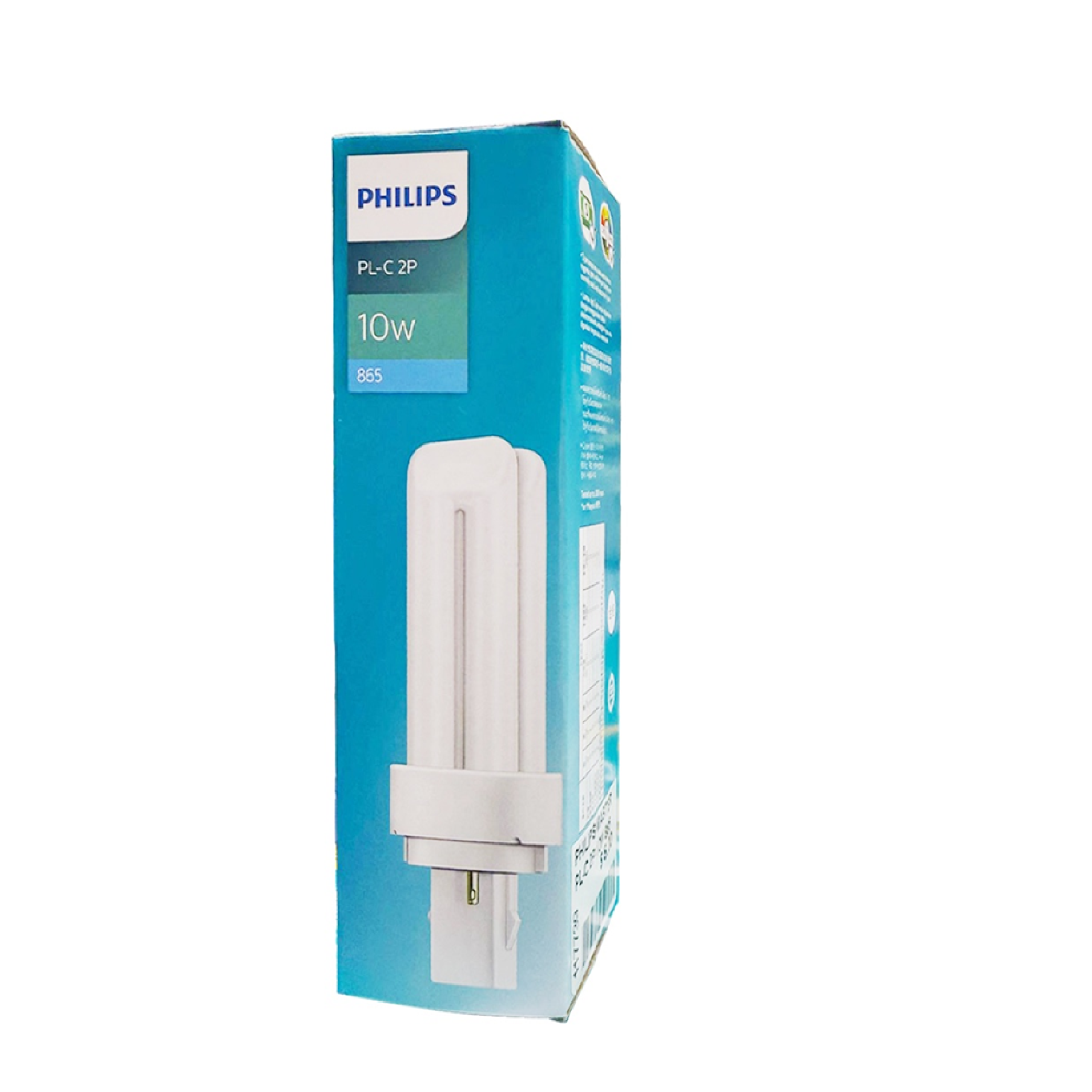 Philips 10W PLC 2-PIN Energy Saving Light Bulb DAYLIGHT