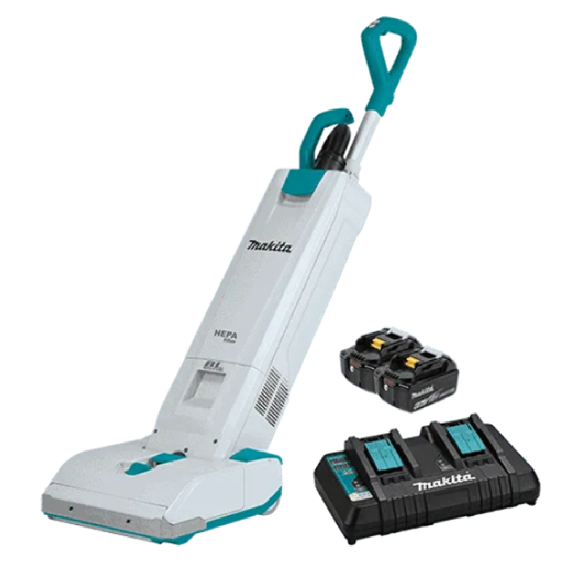 Makita LXT 2 X 18V 6.0AH LI-ION Brushless 15L Upright Vacuum Cleaner HEPA DVC560PG2