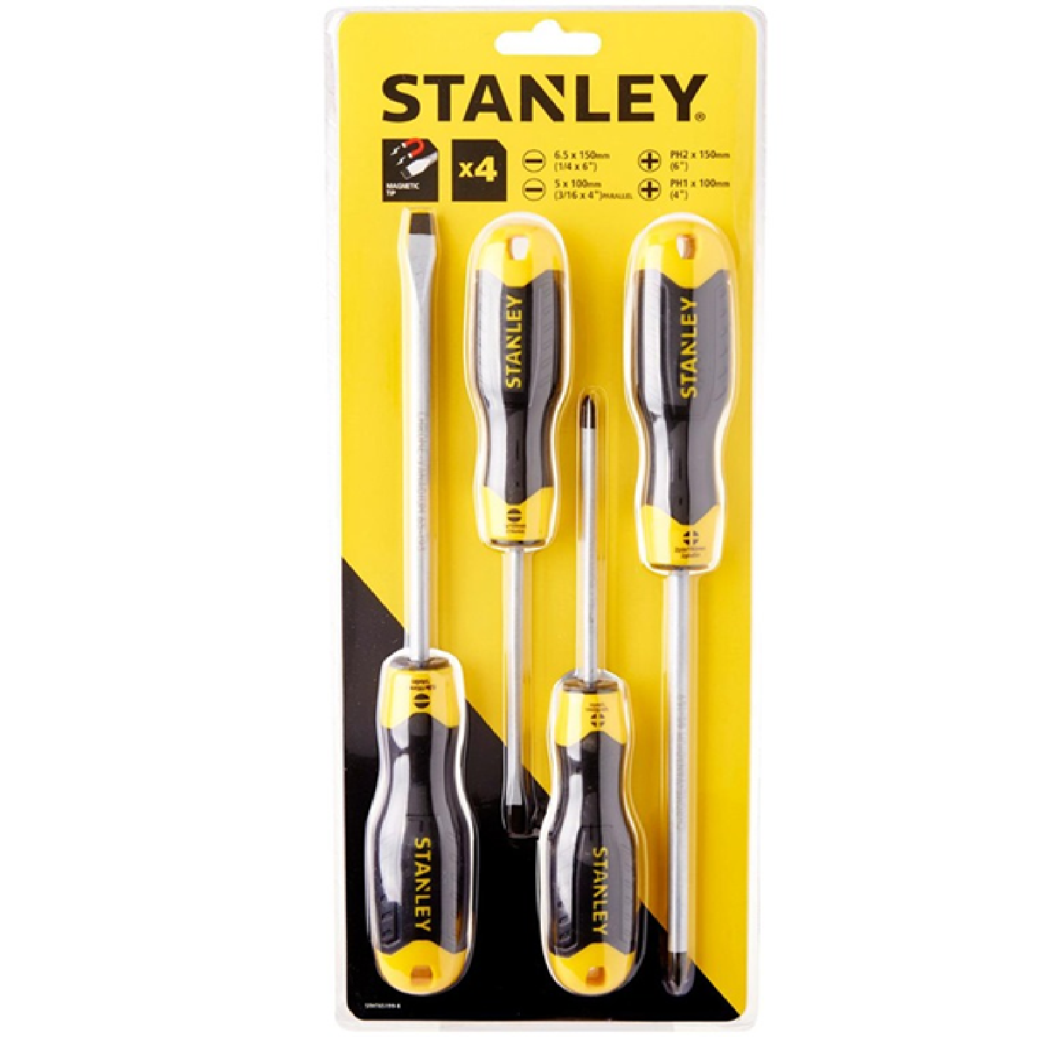 Stanley CUSHION GRIP Screwdriver 4PC/SET STMT66671