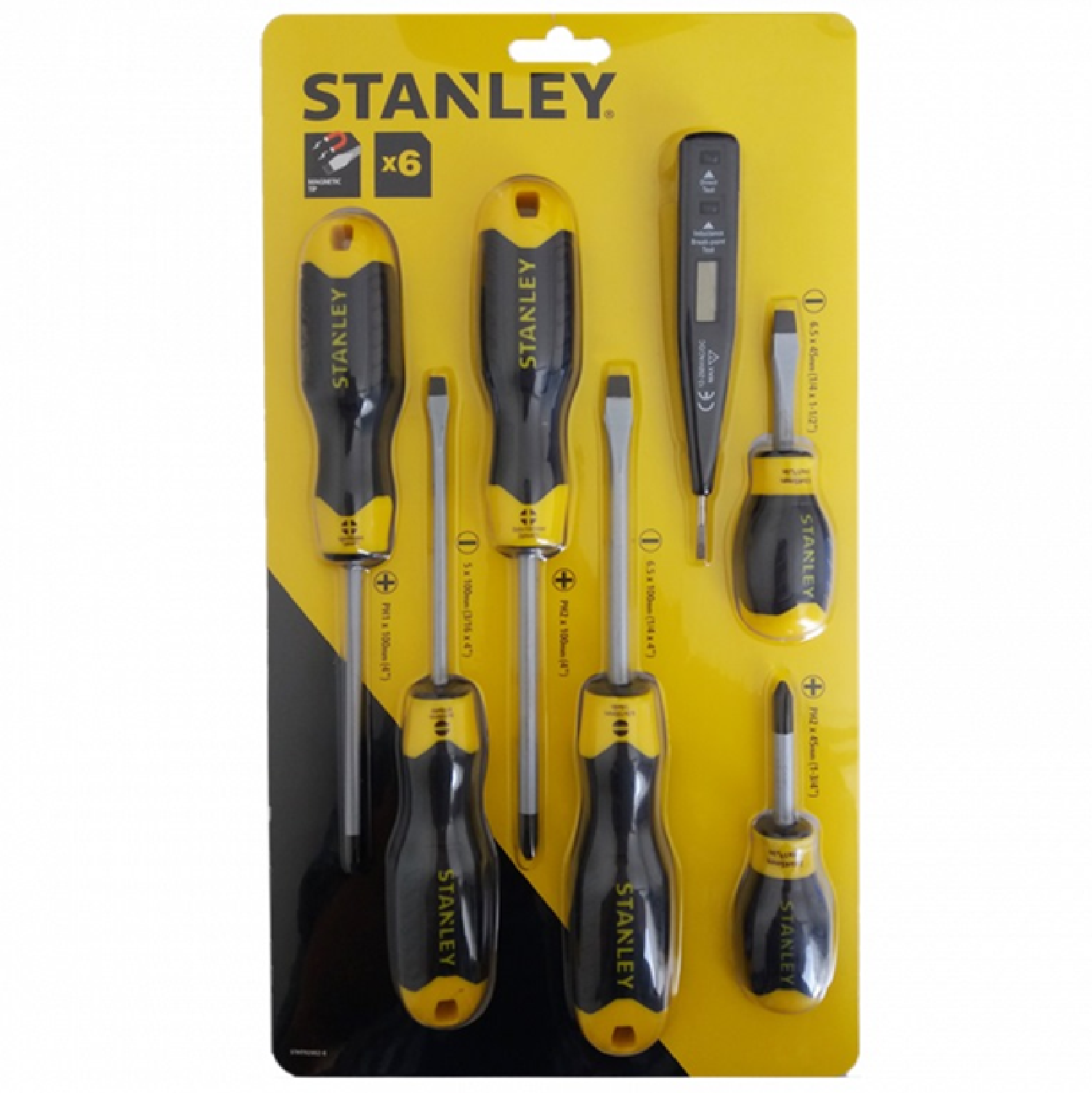 Stanley CUSHION GRIP Screwdriver 6PC/SET With BONUS STMT66679