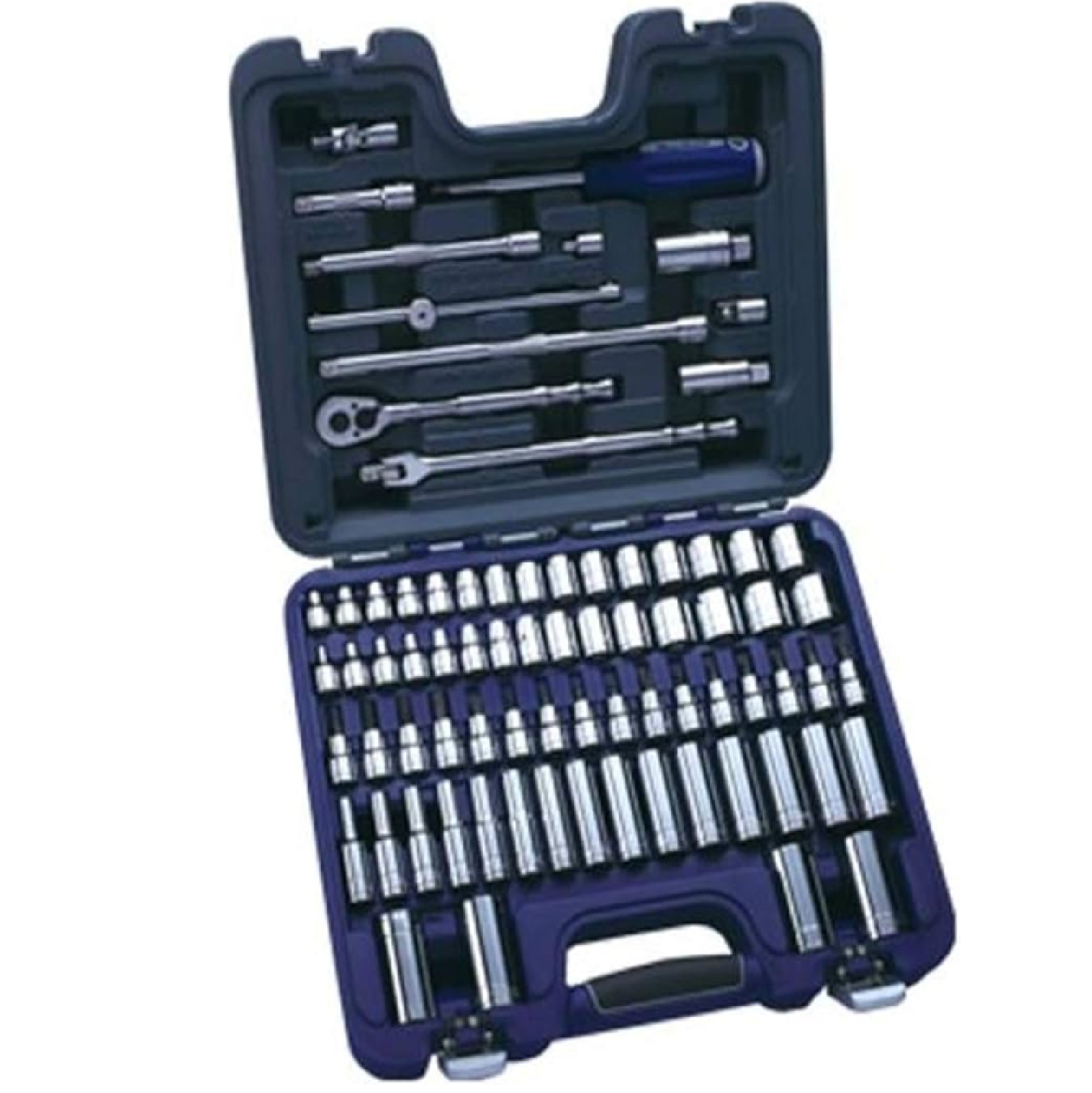 BluePoint BLPATSM3877, 77PC, 3/8 DR Socket Set (Metric, MM)