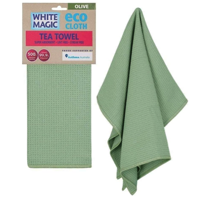 WHITE MAGIC ECO Cloth Tea Towel Super Absorbent WM-MFTTS