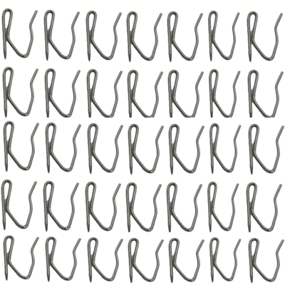 HardwareCity Curtain Sharp Hooks 50PC/PACK