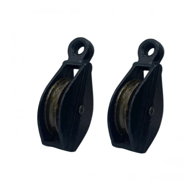 HardwareCity 40MM (1-1/2") Mild Steel Pulley 2PC/PACK