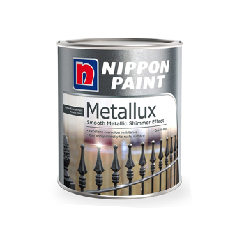 Nippon Paint METALLUX For Metal Wood & Masonry Walls Smooth Finishing Paint 1L