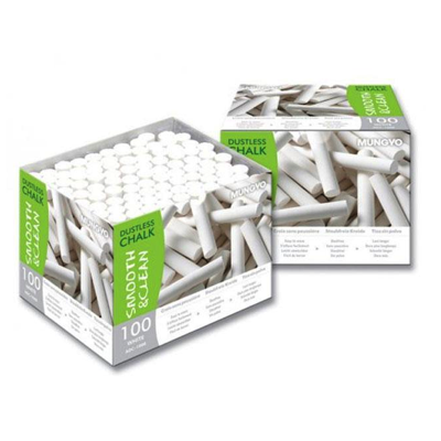DUSTLESS CHALK 100PC/BOX WHITE