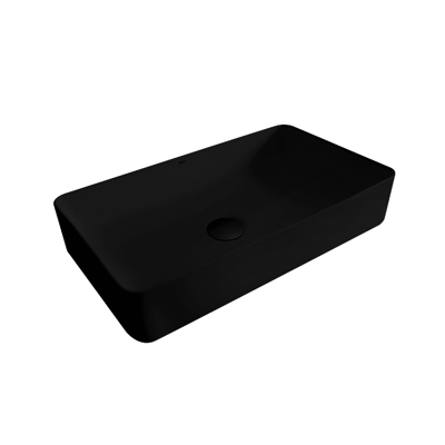 RIGEL Gallant Counter TOP MOUNT BLACK Thin Line Basin RL-LS1340-BM