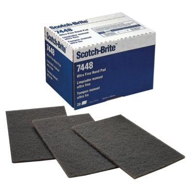 3M SCOTCHBRITE 7448 ULTRA FINE Hand Pad