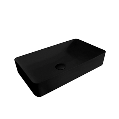 RIGEL Gallant Counter TOP MOUNT BLACK Thin Line Basin RL-LS1340-BM