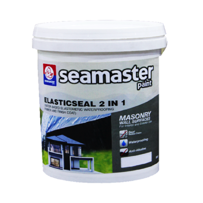 SEAMASTER 1L ELASTICSEAL 2-IN-1 (Water Based Elastomeric Waterproofing Primer And Finish Coat)