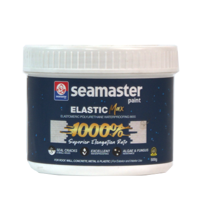 SEAMASTER 500g ELASTIC MAX Waterproof Coating Water-Based TRANSPARENT 8655