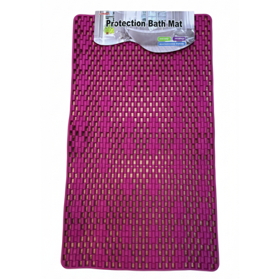 JM Bathroom ANTI-SLIP Mat A227 70CM X 40CM 2851 PINK