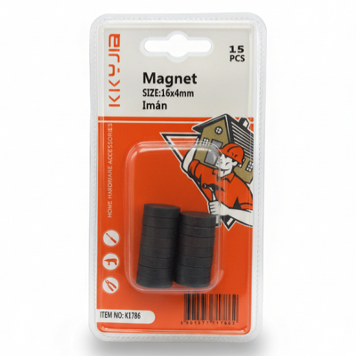 DIY MAGNETS 16MM X 4MM 15PC/PACK K1786