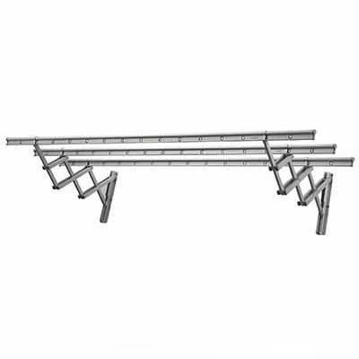ADL WLH-324 WEATHERPROOF OUTDOOR STAINLESS STEEL Wall Mounted Laundry Hanger