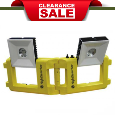LIMITED SETS LEFT Nightsearcher GALAXY AC5000 LED Twin Area Light (Up to 5000 Lumens Light Output) 240V