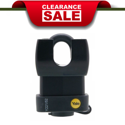 Yale Y221/52/125/1 52MM Weather Resistant Laminated Steel Padlock Comes With 3 Keys
