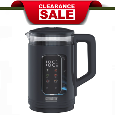 Morries 1.5L Digital Double Layer Borosilicate Glass Kettle MS7070DDLK