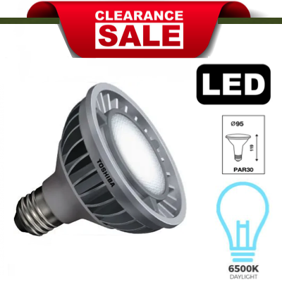 LIMITED STOCKS LEFT TOSHIBA LED PAR30 16W E27 Dimmable DAYLIGHT 6500K