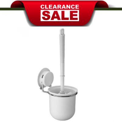 GARBATH Suction Mounting TOILET BRUSH With HOLDER Holds 5KG