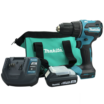 Makita DHP490WVX 1 X 18V 2.0AH LI-ION BRUSHLESS Cordless Driver Hammer Drill