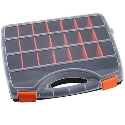 RIVER B-380 Plastic TOOLBOX & PARTS BOX Organiser With Removable Compartment