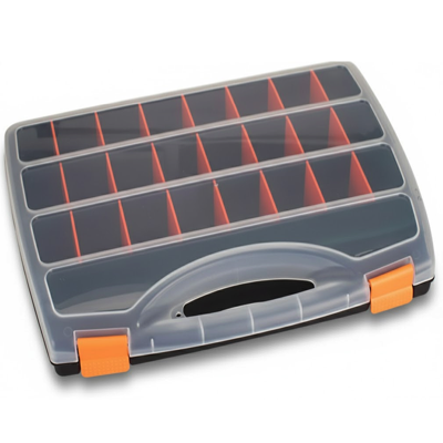 RIVER B-460 Plastic TOOLBOX & PARTS BOX Organiser With Removable Compartment