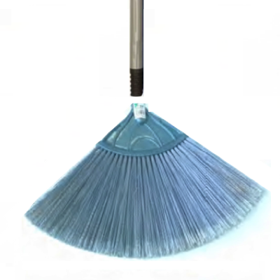 FAN-SHAPED Soft Broom With Handle