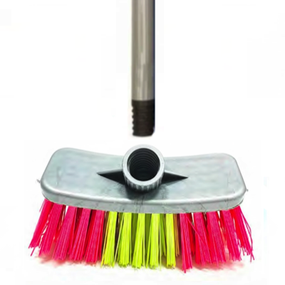 HARD Brush COMPACT Floor Scrubber With Handle