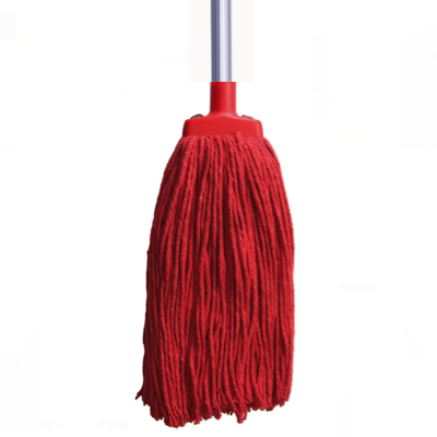 Supersteam Janitor Color Mop With Long Handle RED