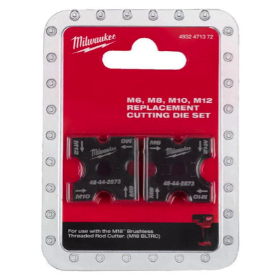 MILWAUKEE Replacement Cutting Die M6, M8, M10 & M12 For M18 BLTRC-0C ASIA Threaded Rod Cutter 4932471372